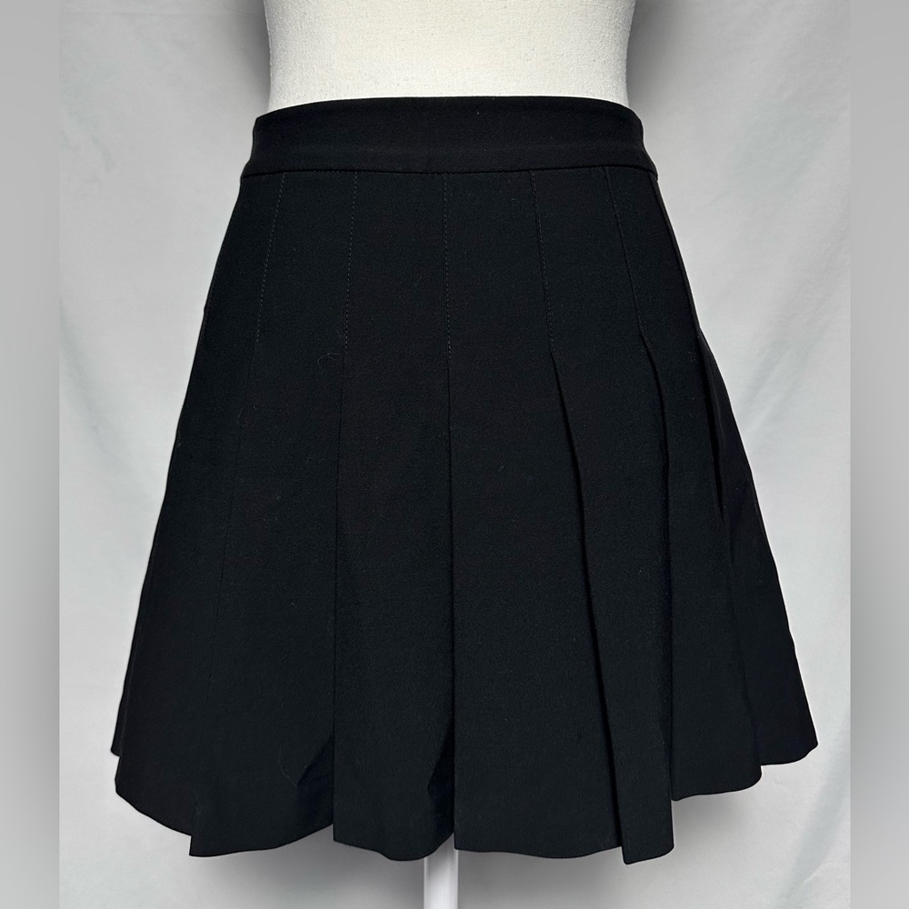 SUNDAY BEST Black Preppy Schoolgirl‎ Pleated Tennis Mini Skirt Size 0